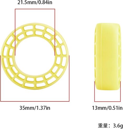 0.7" RC Silicone Rubber Tire Insert Foam for 1/30 SCX30 39-41mm Tire in Saudi Arabia
