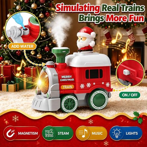 Dimoarch Christmas Toys Train Set for Toddlers 1 2 3 Year Old Boy Girl in Kuwait
