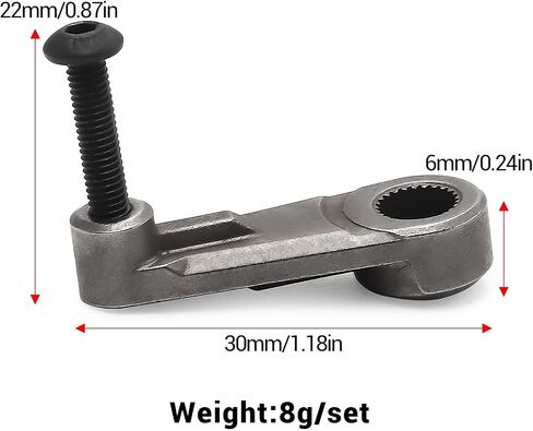 Novella Steel Servo Horn Compatible with Traxxas TRX-4/6, Replaces 8247X in Kuwait