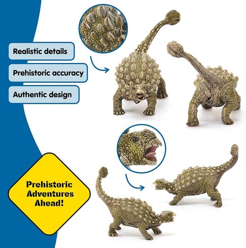 Schleich Dinosaurs - Ankylosaurus Toy Figurine - Kids Ages 4+ | 15023 in Kuwait