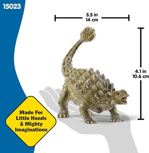 Schleich Dinosaurs - Ankylosaurus Toy Figurine - Kids Ages 4+ | 15023 in Kuwait