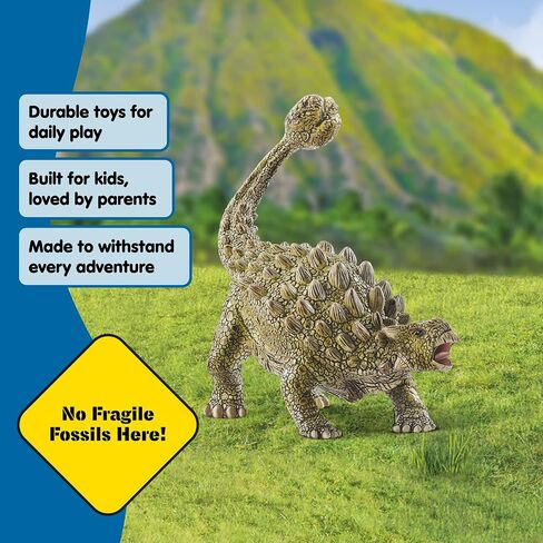 Schleich Dinosaurs - Ankylosaurus Toy Figurine - Kids Ages 4+ | 15023 in Kuwait