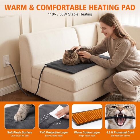 Heated Outdoor Cat House, Weatherproof Shelter with Heating Pad, Winter Use in Kuwait