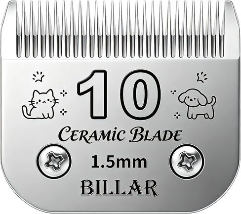 BILLAR® 5FW Dog Grooming Wide Blade,Detachable Pet Dog Grooming Blades,Compatible with Andis,Oster A5,Wahl km10 Clippers.Cutting Length 1/4 in(6.3mm) in Kuwait