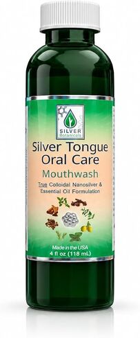 Silver Tongue Oral Care - All Natural Colloidal Silver Mouthwash, 16 oz. in Kuwait