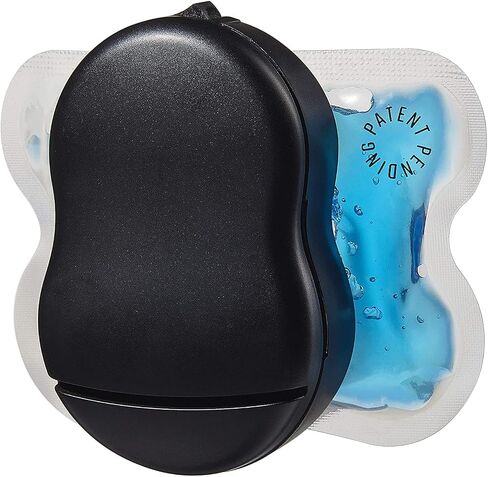 Buzzy - Healthcare Vibrating Ice Pack - Sharp Pain Relief for IV & Lab Procedures - As Seen On Shark Tank - Professional Tool for Injection Pain - X-Large - Black in Kuwait