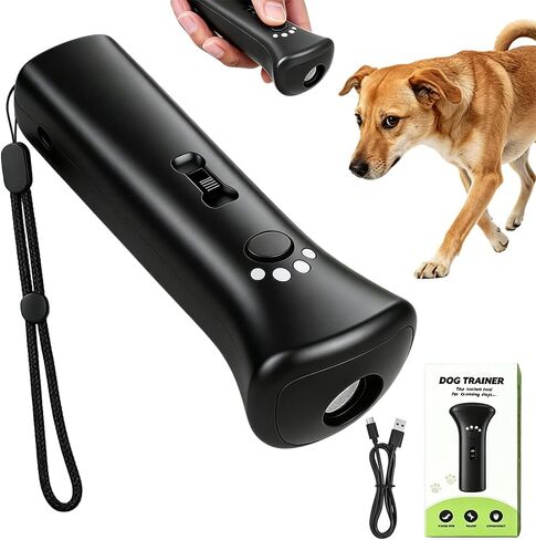 Trainer Ultrasonic for Dogs, Rechargeable Pet Training Device (1) in Kuwait