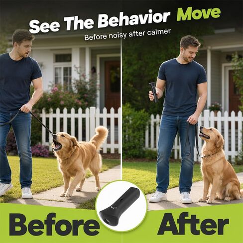 Trainer Ultrasonic for Dogs, Rechargeable Pet Training Device (1) in Kuwait