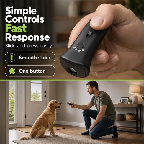 Trainer Ultrasonic for Dogs, Rechargeable Pet Training Device (1) in Kuwait