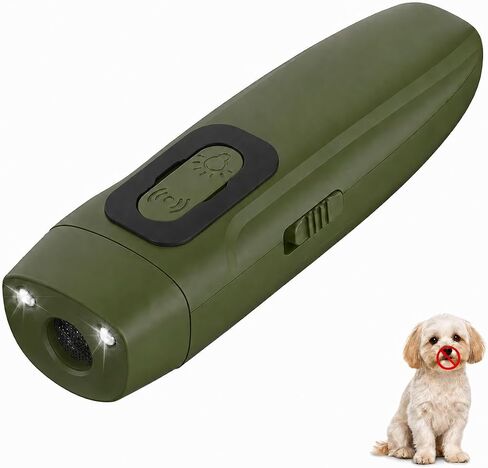 Ultrasonic Dog Bark Deterrent, Keychain, Rechargeable, LED Light in Kuwait