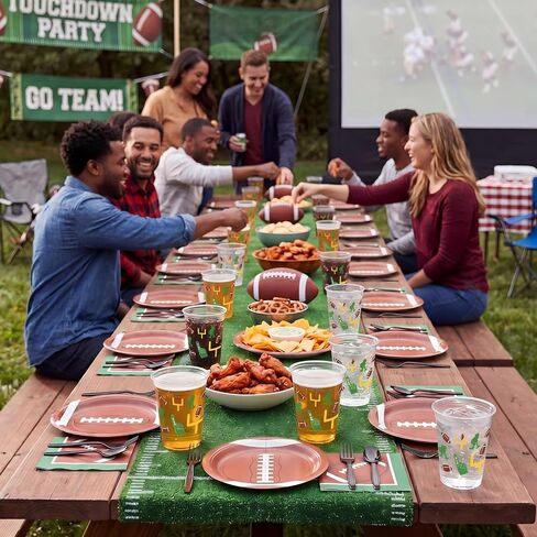 Suclain 45 Pcs 16oz Football Cups Bulk Football Party Birthday Decorations in Kuwait