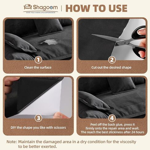 Fabric Repair Tape, Self-Adhesive Couch Patch for Furniture, Cloth in Kuwait
