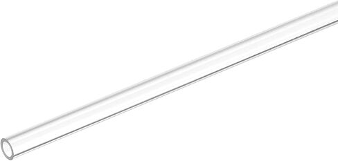 MECCANIXITY Plastic Pipe Rigid Polycarbonate Round Tube Clear 0.7"(18mm) ID 0.8"(20mm) OD 17" (425mm) High Impact for Lighting, Models, Water Plumbing in Kuwait