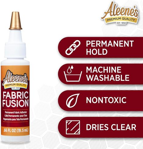 Aleene's Tacky Pack Fabric Glue, 5pk, 0.66 Fl Oz, Clear (25114) in Saudi Arabia