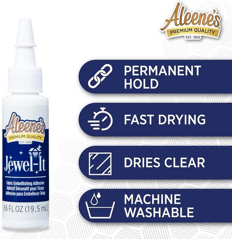 Aleene's Tacky Pack Fabric Glue, 5pk, 0.66 Fl Oz, Clear (25114) in Saudi Arabia