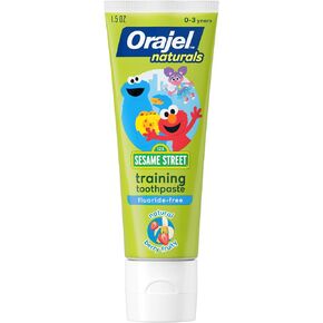 Orajel Kids Elmo Training Toothpaste Fluoride-Free; #1 Pediatrician Recommended Fluoride-Free Toothpaste*, 1.5oz Tube in Saudi Arabia
