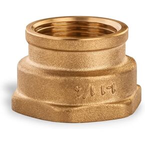 Pipe Fitting Coupling 3/4" Female x 1 ¼" Female Brass Coupling Brass Pipe Fittings in Saudi Arabia