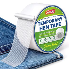 Hemming Tape for Pants, No-Sew No-Iron Double-Sided Fabric Tape in Kuwait