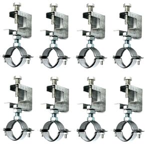 Conduit Hanger with Beam Clamp;pipe Support Bracket Clamp;Cable Clamp for Pipe;Cable Hangers for Wire;Used for Cable Pipe Clamps for Pipes Installed on The Edge of I-beam(8Pcs) (2" 51mm) in Kuwait