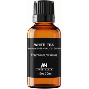 Hotel Diffuser Oil Inspired by The White Tea Hotel Scent - Home Luxury Scents - Premium Fragrance Oil for Ultrasonic and Waterless Diffusers and Crafting - 10 mL, 0.34 fl oz Glass Dropper Bottle in Kuwait