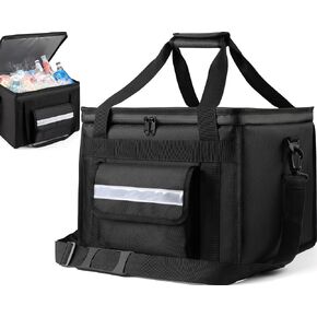 MyLifeUNIT 80 Cans Insulated Cooler Bag for Food & Pizza Delivery Bag Suitable for Car, Bike, Camping, Picnic, Beach in Kuwait
