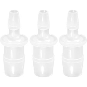 JoyTube Plastic Hose Barb Reducer Pipe Fittings, 3/8" to 5/16" Hose ID Connectors Joint Splicer Mender Adapter Union Boat Water Air Aquarium O2 Fuel (Pack of 6) in Saudi Arabia