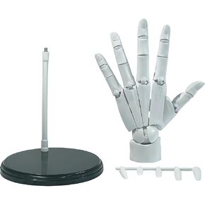 TsicTolg Articulated Hand Model, 1:1 Posable Left Hand with Stand in Kuwait