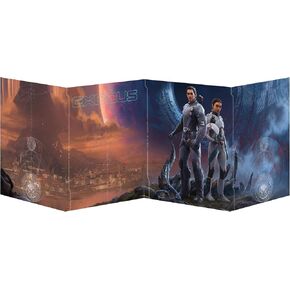 Exodus RPG: GM Screen - 4 Panel Screen, Essential Campaign Guidance Tool, Rules Reference, Tables & Charts, Game Masters Roleplaying Game Accessory in Kuwait