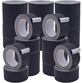 WOD AF-20A-B Black Matte Aluminum Foil Tape General Purpose Non Reflective Hot & Cold Shield Resistant - Good for HVAC, Air Ducts, Insulation, Metal Repair: 2 in. x 27 yds. (Pack of 24) in Saudi Arabia