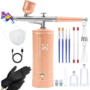 AKALLIBRE Airbrush Kit with Compressor, 48PSI High-Pressure Non-Clogging in Kuwait