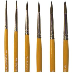 Wooster F1628 Artist Brush Camel Hair Watercolor Pointed Artist Paint Brush, #5 in Saudi Arabia
