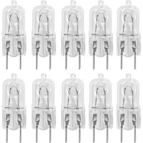 10 Pack-G8 25W 120V مصابيح هالوجين كهربائية JCD نوع 110 فولت 130 فولت 25 وات T4 G8 تحت الخزانة مصباح عفريت 120 فولت تحت الخزانة فرن الميكروويف موقد أعلى أجهزة المطبخ استبدال الإضاءة ثنائية دبوس عدسة واضحة in Kuwait