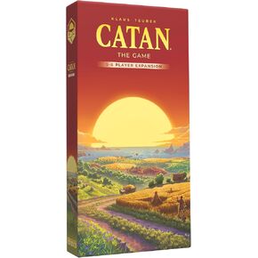 CATAN 5-6 Player Board Game Expansion (6th Edition) Strategy Game ADD-ON, Requires the CATAN Base Game (Sold Separately), Ages 10+, 5-6 Players, 90+ Minute Playtime in Saudi Arabia