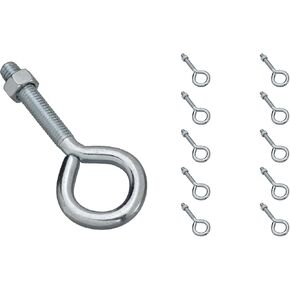 National Hardware n347 – عين 252 2160 مسمار بالزنك الأسود ، مقاس 3/8 " x 4. 5 ", 10 عبوات in Kuwait