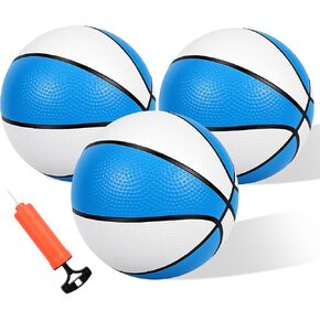 Iyoyo Mini Basketballs,3 Pack 6" Inch Small Basketball Set with Pump Over The Door Mini Hoop Basketball Replacement Toy for Toddlers,Kids,Teenagers for Pool,Indoors,Outdoors in Kuwait