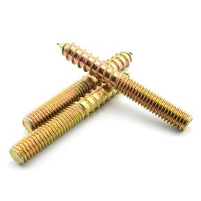 8 حزمة 5/16-18x3 بوصة شماعات البراغي مزدوجة الرأس البراغي ذاتية التنصت المسمار بوصة شماعات البراغي للأثاث in Kuwait