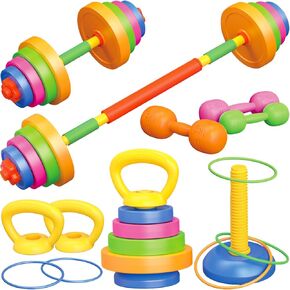 6-in-1 Kids Weight Set, Kid exercise equipment, Kids Workout Equipment Toys in Kuwait