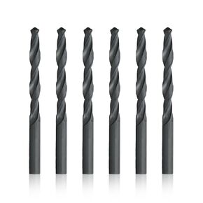 Drill America 7/16" High Speed Steel Black Oxide Drill Bit (Pack of 6), DWDN Series in Saudi Arabia