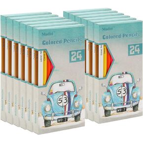 Madisi Colored Pencils Bulk, 12 Packs of 24-Count, 288 Pack in Kuwait