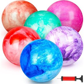 FUTUREPLUSX 6 PCS Rubber Playground Balls, 8.7 Inch in Kuwait