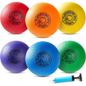 EVERICH TOY Playground Balls Kickball, 6 or 12 Pack 8.5 Inch 4 Square Ball in Kuwait