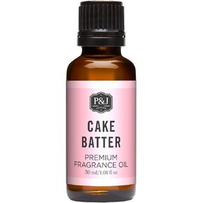 P&J Trading - Cake Batter Scented Oil 30ml - Fragrance Oil for Candle Making, Soap Making, Diffuser Oil in Kuwait