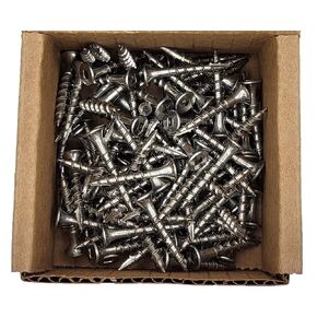 #8 Square Drive Deck Screws in18-8 Stainless, Type 17 Wood Cutting Point, 100/Box (#8 x 2-1/4") in Kuwait