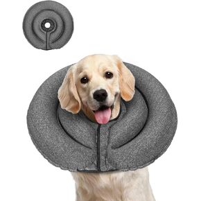 MIDOG Patented Inflatable Dog Cone, Soft Recovery Collar, Blue, XS in Saudi Arabia