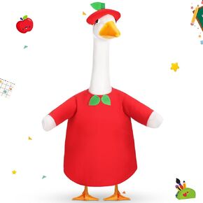 FuWeave Halloween Porch Goose Outfit, Apple, 23 Inch in Kuwait