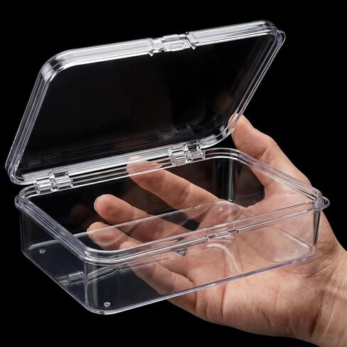 moheaaei 36 Pcs Clear Plastic Bead Storage Containers with Lids, Small Plastic Boxes for Organizing Jewelry, Crafts, Beads, 4.13 x 2.95 x 0.98 Inch in Kuwait