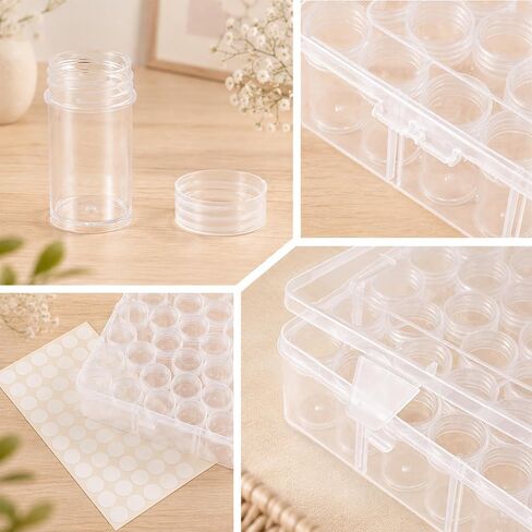 3 Pack 60 Grid Bead Storage Organizer Container Box for Jewelry Craft in Kuwait
