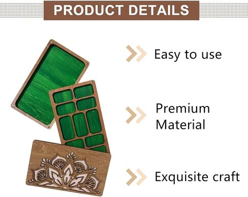 Wooden Bead Board 2-Layer Beading Tray with Magnetic Lid in Kuwait