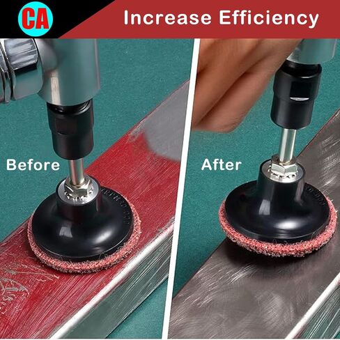 31Pcs 3" Surface Conditioning Disc, Quick Change Sanding Discs with 1/4" Shank Holder for Die Grinder Prep Strip Grind Polish Finish Burr Rust Paint Removal in Kuwait