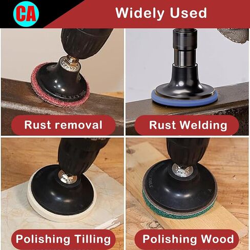 31Pcs 3" Surface Conditioning Disc, Quick Change Sanding Discs with 1/4" Shank Holder for Die Grinder Prep Strip Grind Polish Finish Burr Rust Paint Removal in Kuwait
